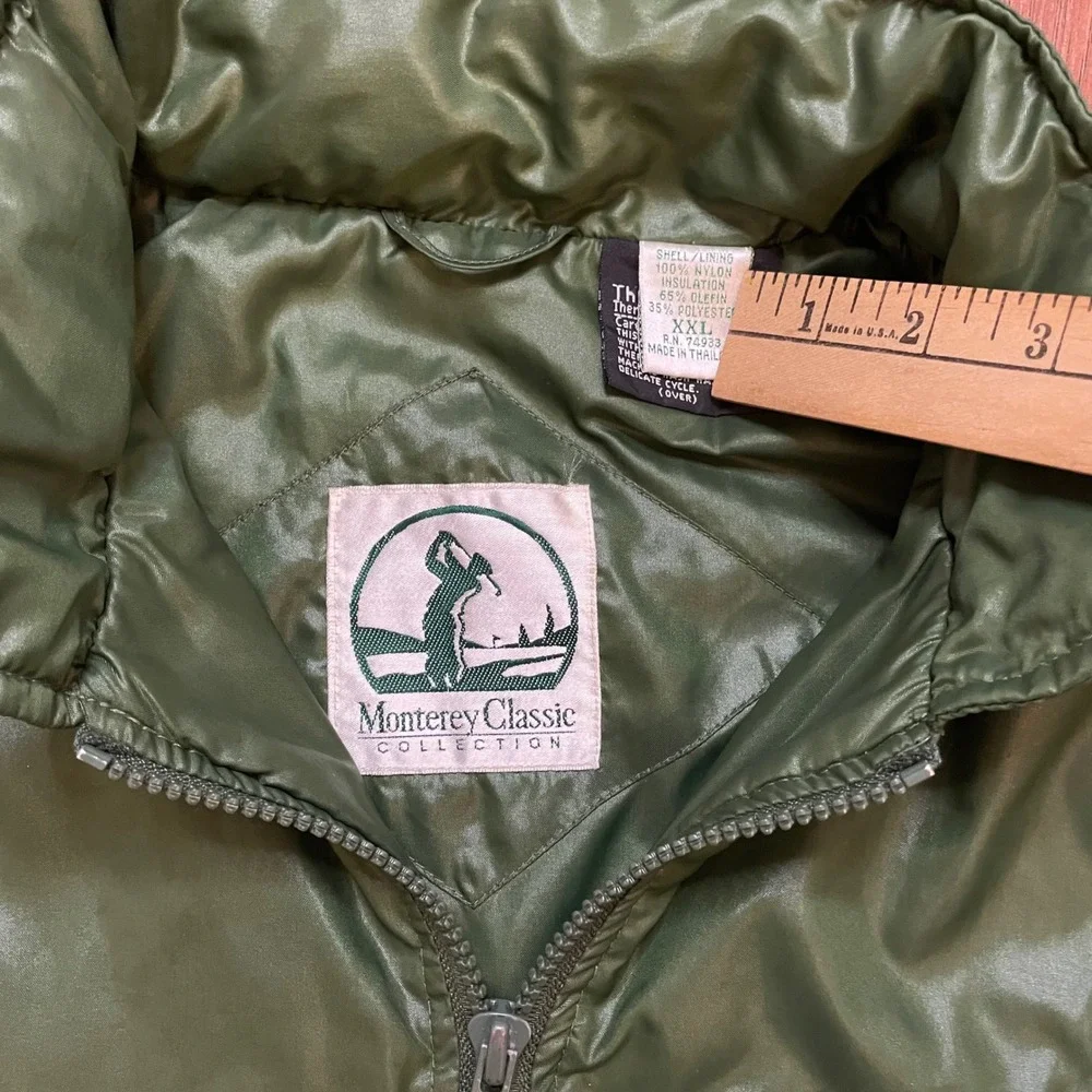 Vtg Monterey Classic Mississippi State University Jacket Green XXL Thinsulate